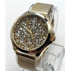 Rocawear Women's Watch 39mm Gold/ Silver Tones - New Battery - Adjustable - WR